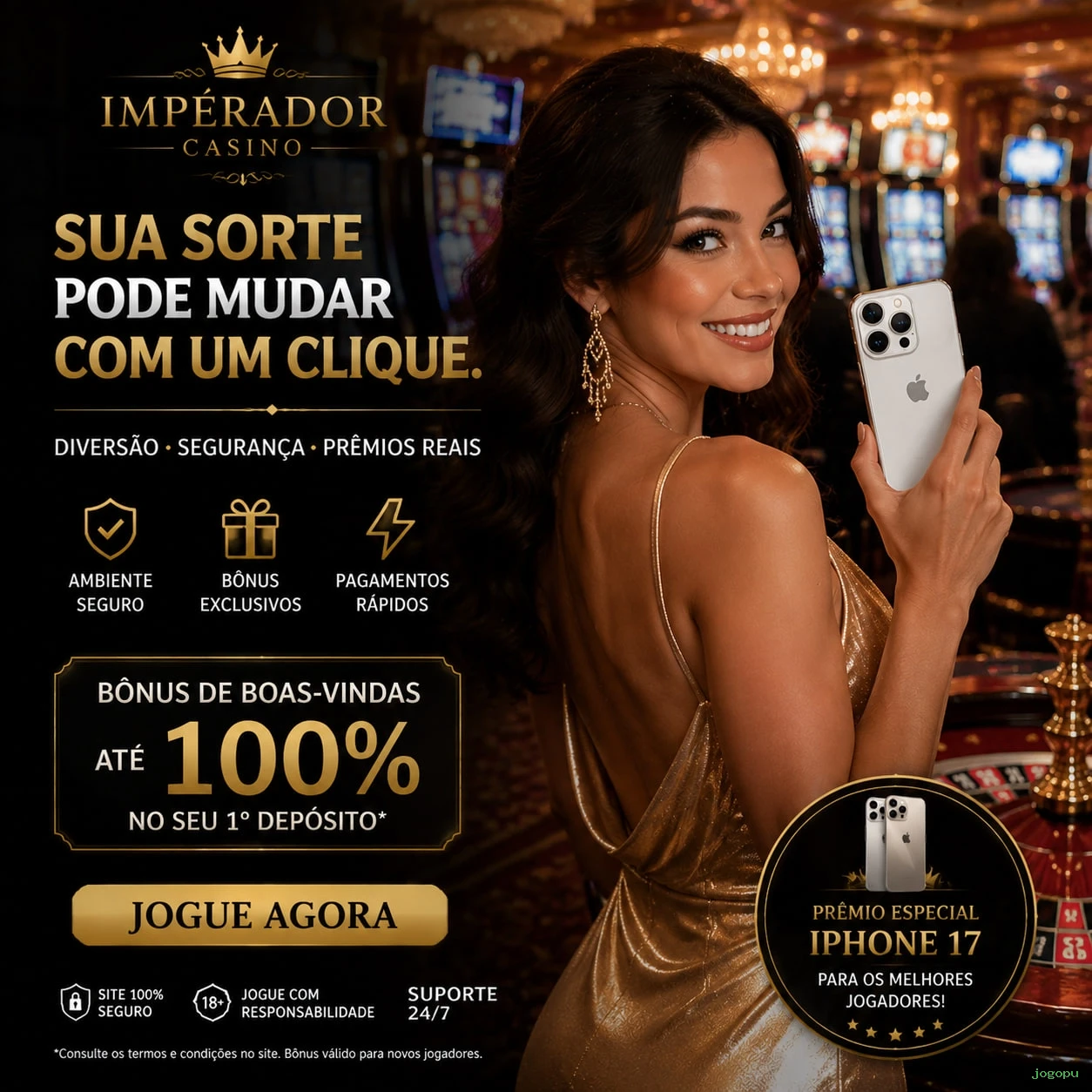 Streaming 4K no cassino ao vivo da jogopu
